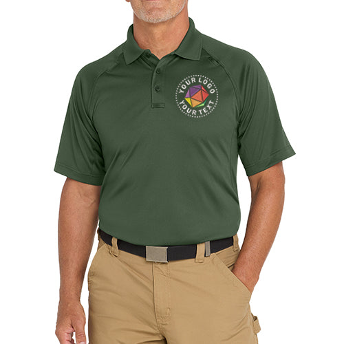 CornerStone® Custom Embroidered Select Snag-Proof Tactical Polo - CS410