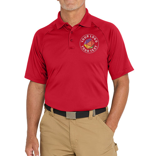 CornerStone® Custom Embroidered Select Snag-Proof Tactical Polo - CS410