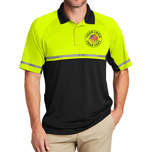 CornerStone® Custom Embroidered Select Lightweight Snag-Proof Enhanced Visibility Polo - CS423