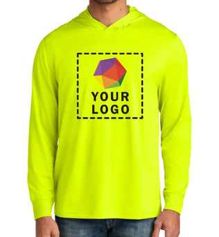 CornerStone® Custom Printed Workwear Pro Long Sleeve Hooded Tee - CS440LSH