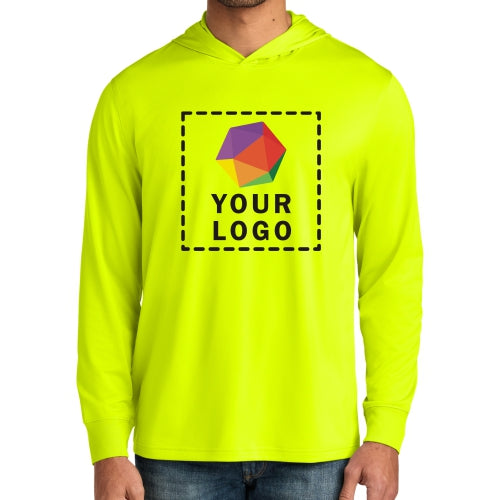 CornerStone® Custom Printed Workwear Pro Long Sleeve Hooded Tee - CS440LSH