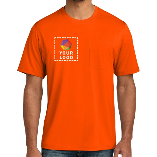 CornerStone® Custom Printed Workwear Pro Short Sleeve Pocket Tee - CS440P