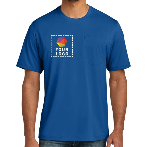 CornerStone® Custom Printed Workwear Pro Short Sleeve Pocket Tee - CS440P