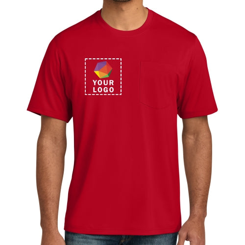 CornerStone® Custom Printed Workwear Pro Short Sleeve Pocket Tee - CS440P