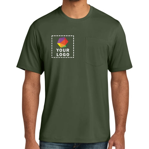 CornerStone® Custom Printed Workwear Pro Short Sleeve Pocket Tee - CS440P