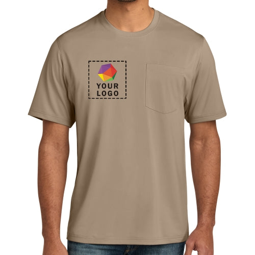 CornerStone® Custom Printed Workwear Pro Short Sleeve Pocket Tee - CS440P