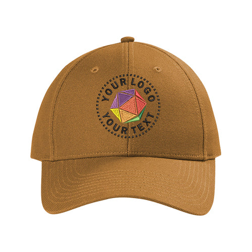 CornerStone® Custom Embroidered Canvas Cap - CS810