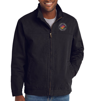 CornerStone® Custom Embroidered Washed Duck Cloth Flannel-Lined Work Jacket - CSJ40