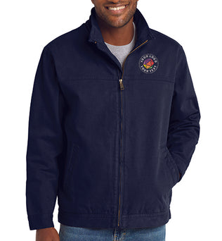 CornerStone® Custom Embroidered Washed Duck Cloth Flannel-Lined Work Jacket - CSJ40