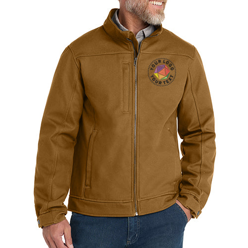 CornerStone® Custom Embroidered Duck Bonded Soft Shell Jacket - CSJ60