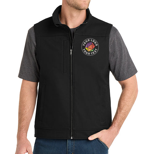 CornerStone® Custom Embroidered Duck Bonded Soft Shell Vest - CSV60