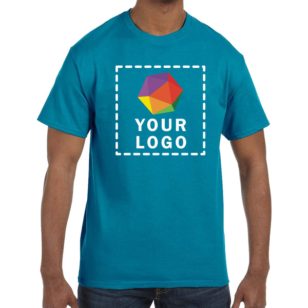 Jerzees® Dri-Power® 50/50 Cotton/Poly Custom Printed T-Shirt. 29M