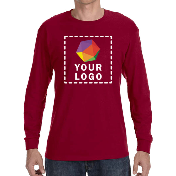 Gildan Custom Printed Adult Heavy Cotton™ Long-Sleeve T-Shirt - G5400