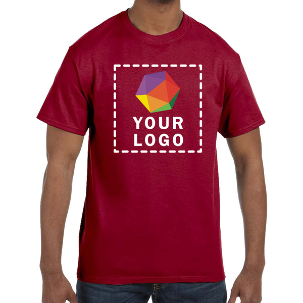 Jerzees® Dri-Power® 50/50 Cotton/Poly Custom Printed T-Shirt. 29M