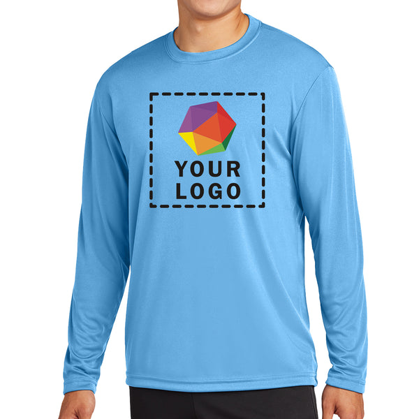 Sport-Tek® Custom Printed Long Sleeve PosiCharge® Competitor™ Tee - ST350LS
