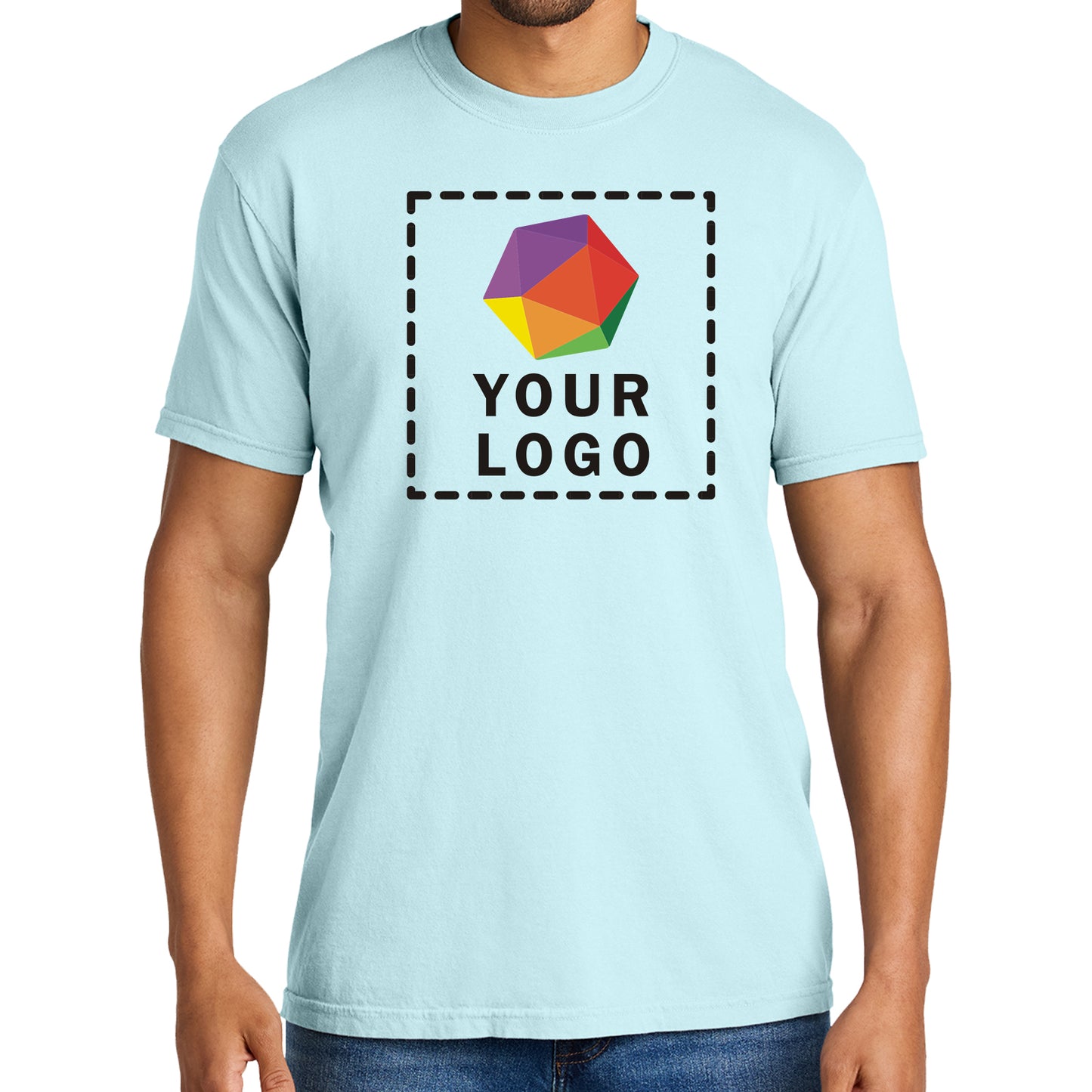 Comfort Colors® Custom Printed Heavyweight Ring Spun Tee - 1717