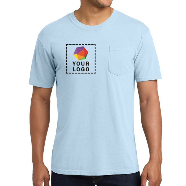 Comfort Colors® Custom Printed Heavyweight Ring Spun Pocket Tee - 6030