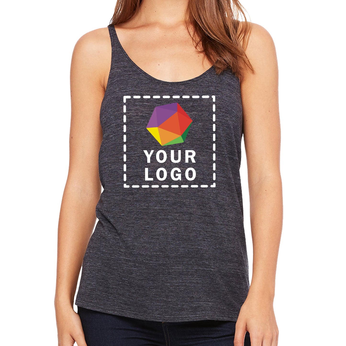 Bella + Canvas Custom Printed Ladies' Slouchy Tank - 8838