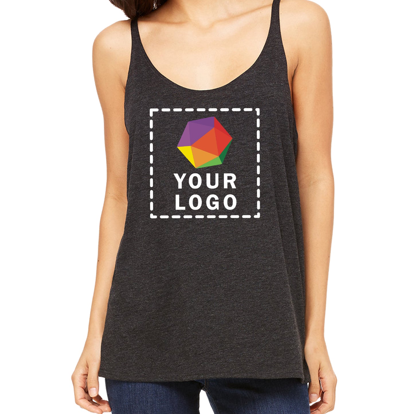 Bella + Canvas Custom Printed Ladies' Slouchy Tank - 8838