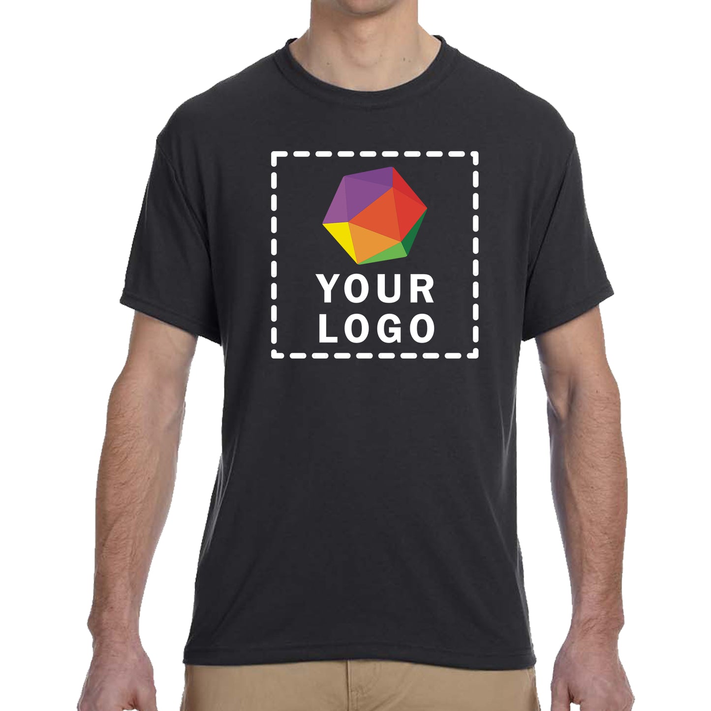 Jerzees® Dri-Power® 100% Polyester Custom Printed T-Shirt - 21M