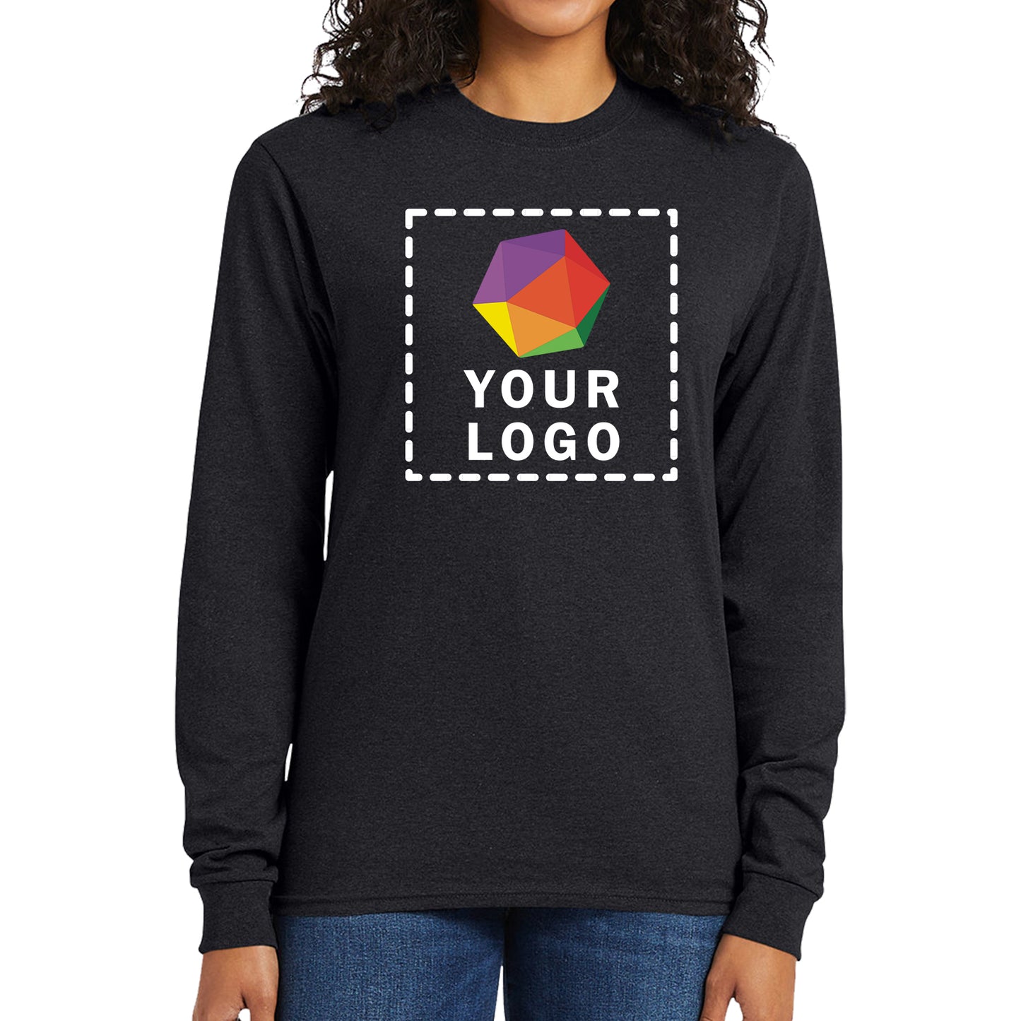 Hanes Men's ComfortSoft® Custom Printed Long-Sleeve T-Shirt - 5286