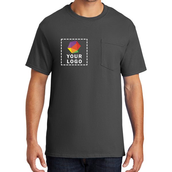 Port & Company® Custom Printed Essential Pocket Tee - PC61P