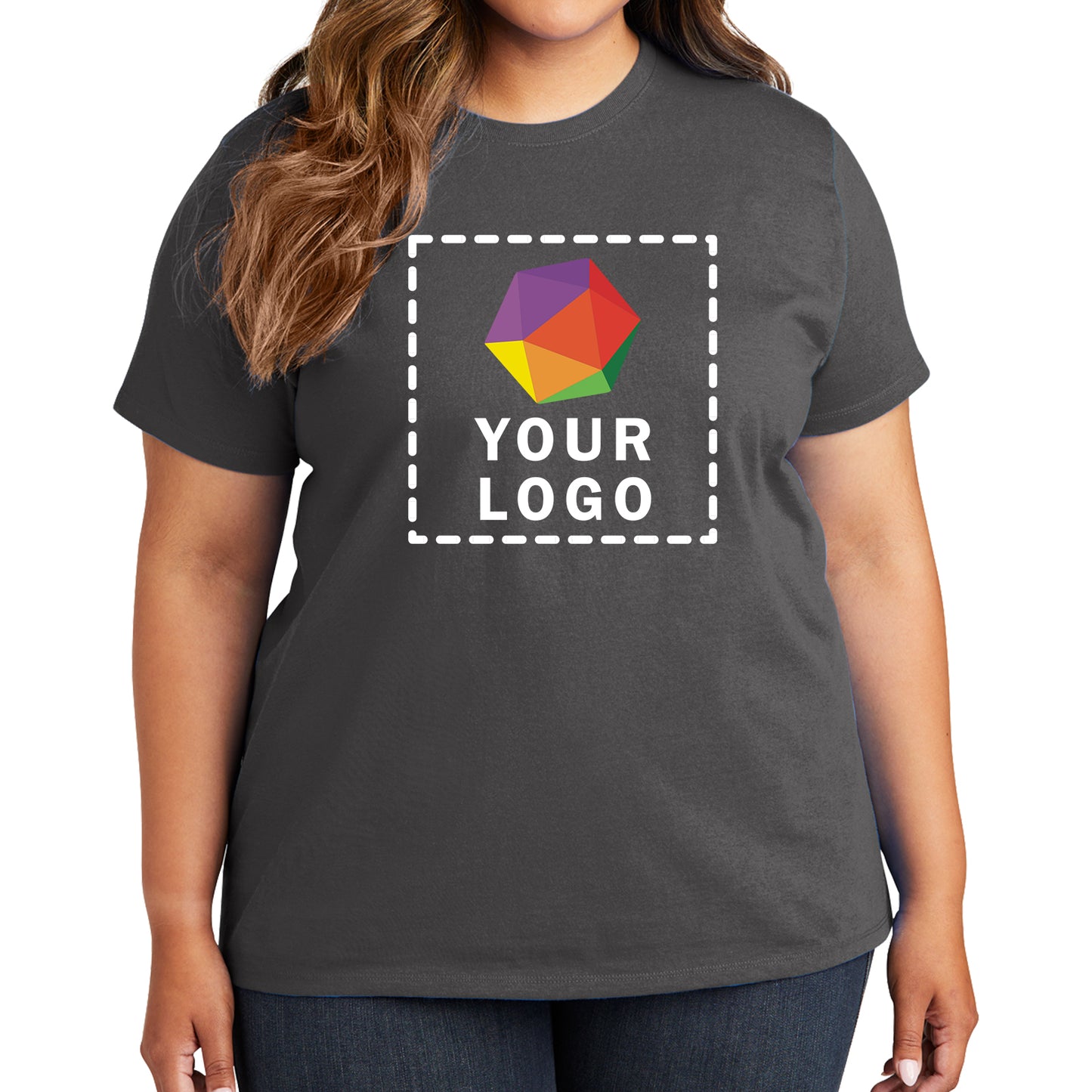 Port & Company® Custom Printed Women's Essential Tee - LPC61