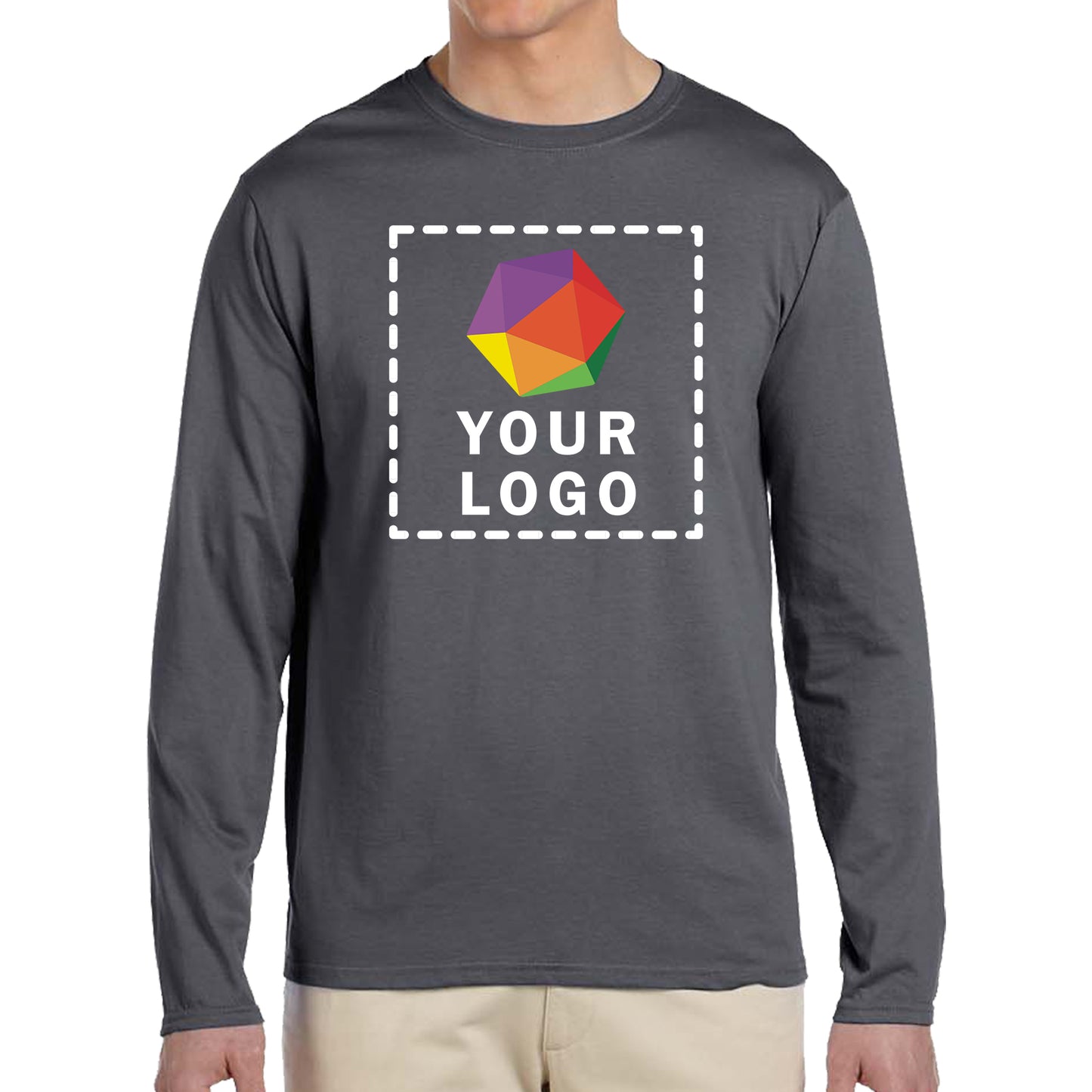 Gildan Custom Printed Adult Softstyle® Long-Sleeve T-Shirt - G64400