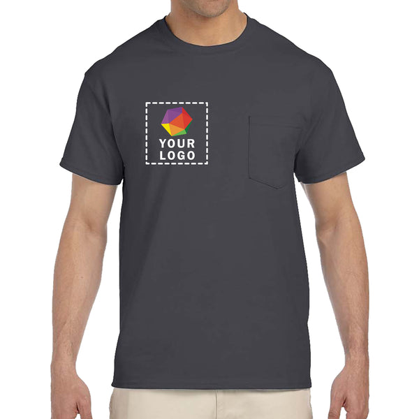 Gildan Custom Printed Adult Ultra Cotton®Pocket T-Shirt - G2300