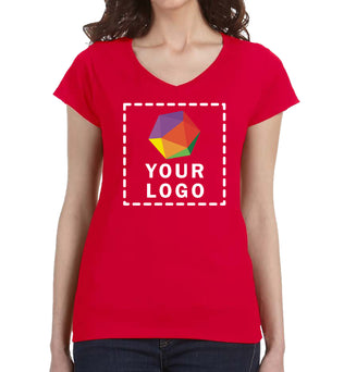 Gildan Ladies' SoftStyle® Fitted V-Neck T-Shirt - G64VL