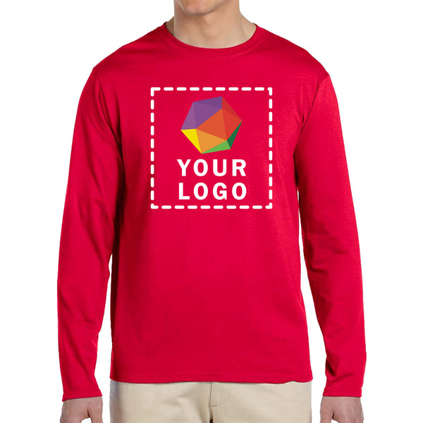 Gildan Custom Printed Adult Softstyle® Long-Sleeve T-Shirt - G64400