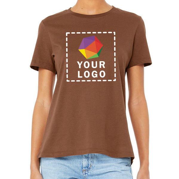 Bella + Canvas Custom Printed Ladies' Relaxed Jersey Short-Sleeve T-Shirt - B6400