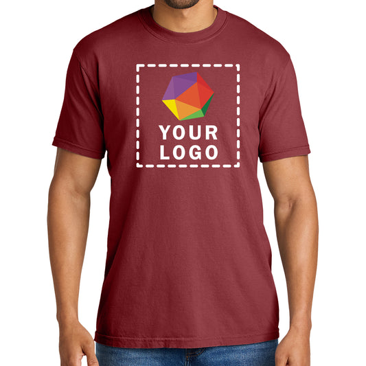 Comfort Colors® Custom Printed Heavyweight Ring Spun Tee - 1717