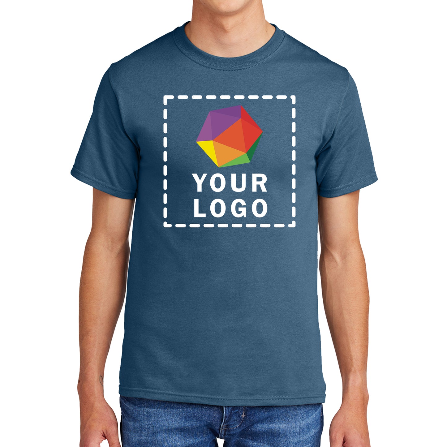 Port & Company® Custom Printed Essential Custom Printed Tee - PC61