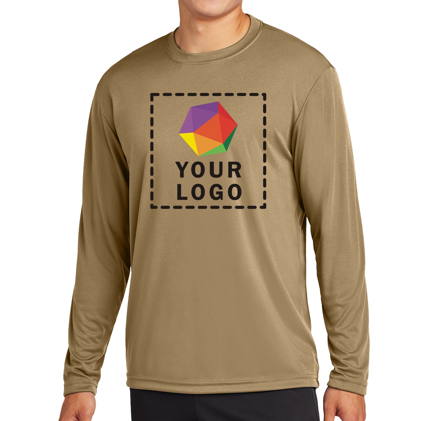 Sport-Tek® Custom Printed Long Sleeve PosiCharge® Competitor™ Tee - ST350LS