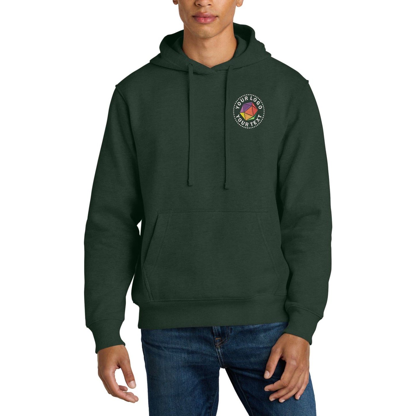 District® V.I.T.™ Custom Embroidered Super Heavyweight Fleece Hoodie - DT6600