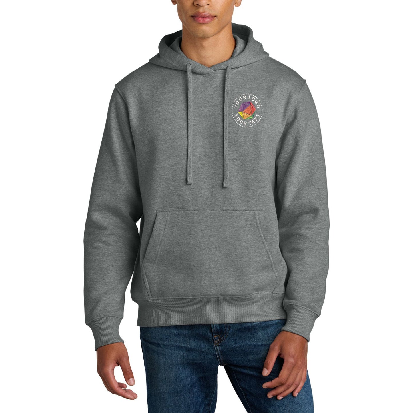 District® V.I.T.™ Custom Embroidered Super Heavyweight Fleece Hoodie - DT6600