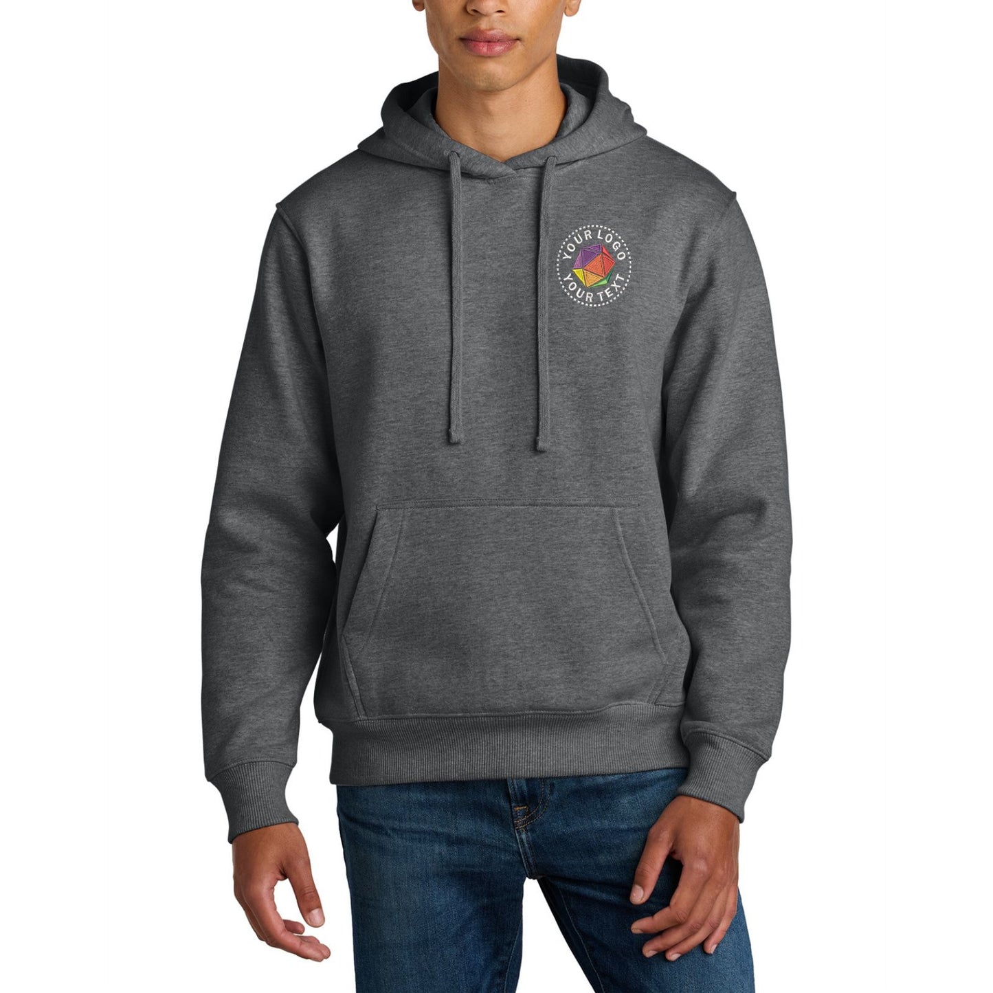 District® V.I.T.™ Custom Embroidered Super Heavyweight Fleece Hoodie - DT6600