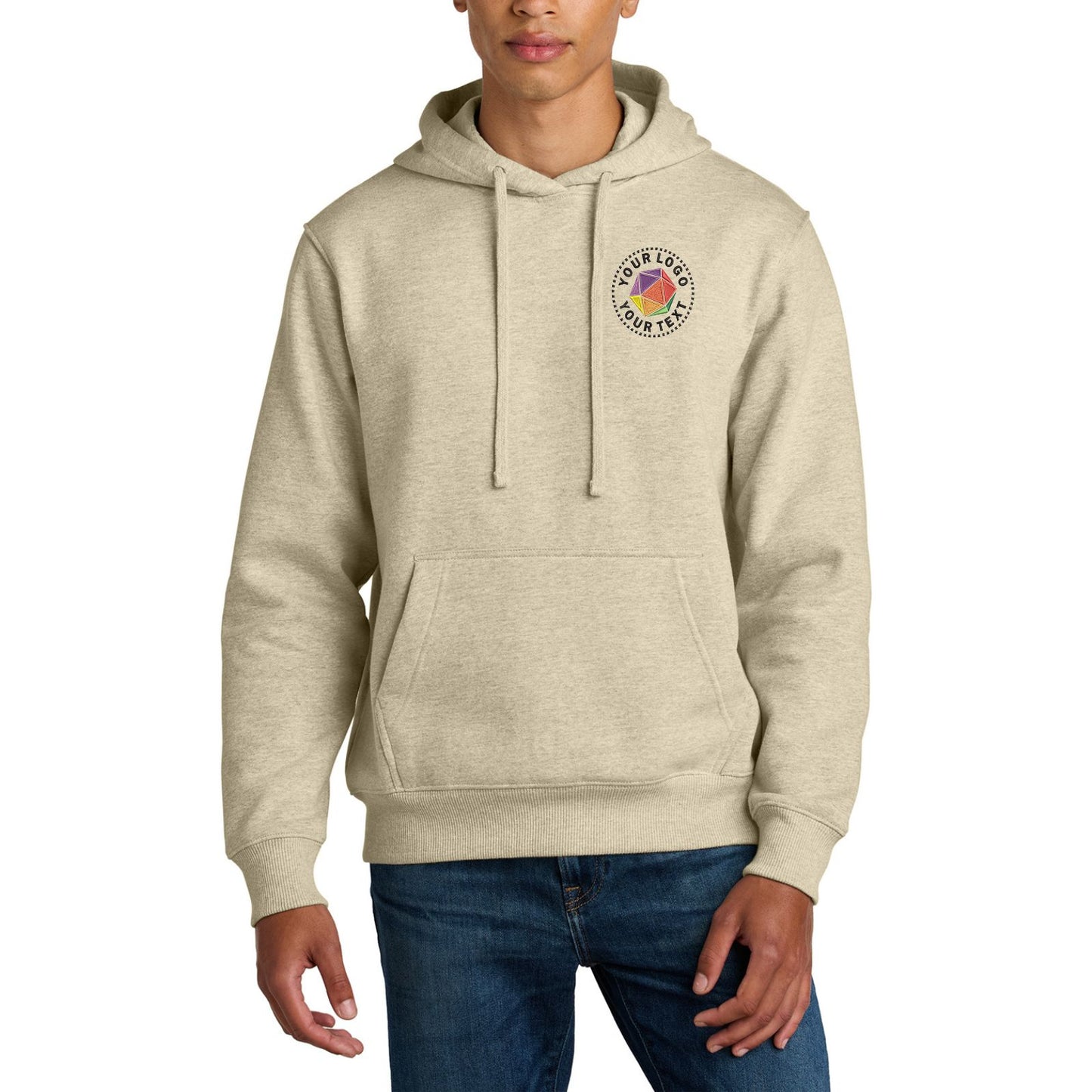 District® V.I.T.™ Custom Embroidered Super Heavyweight Fleece Hoodie - DT6600