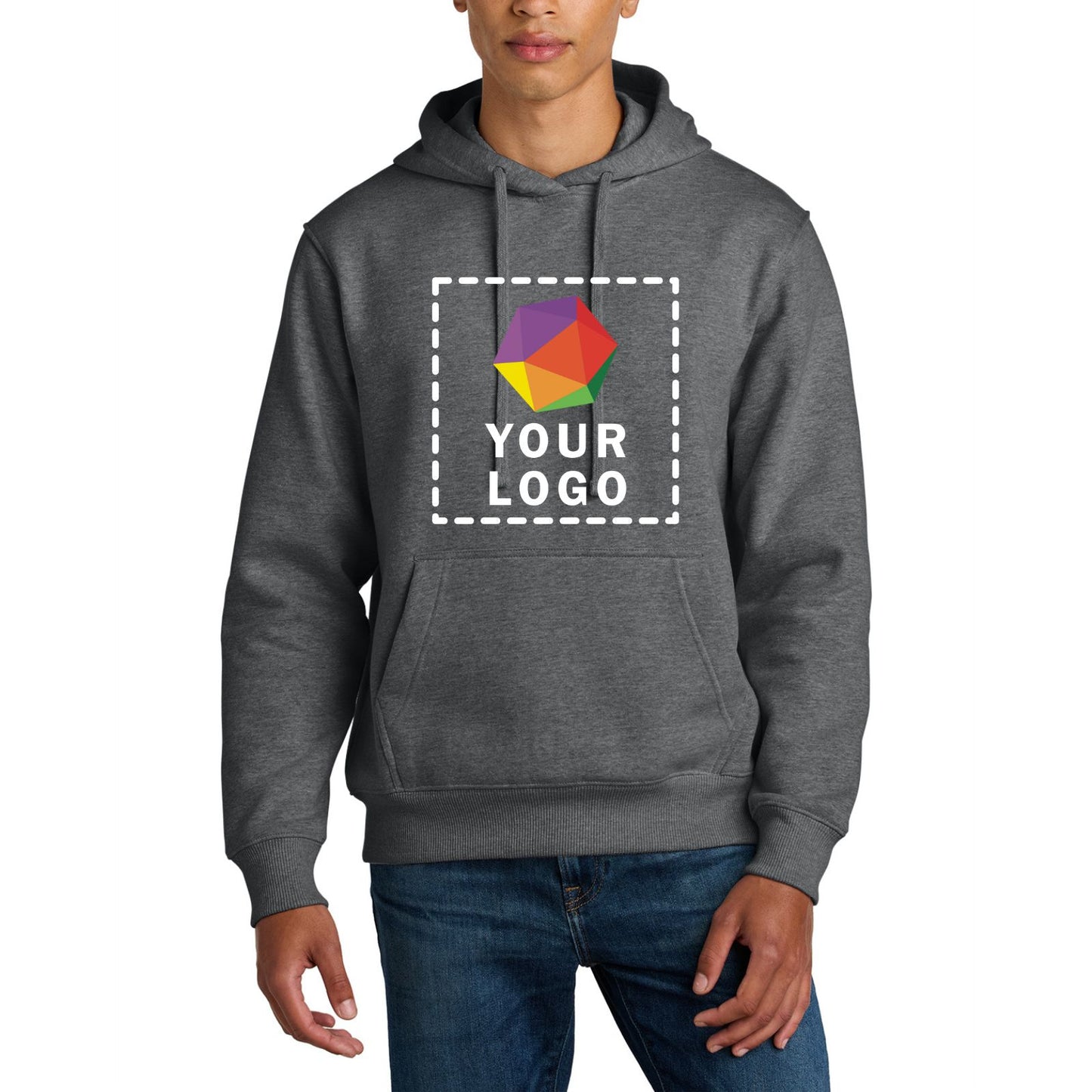 District® V.I.T.™ Custom Printed Super Heavyweight Fleece Hoodie - DT6600