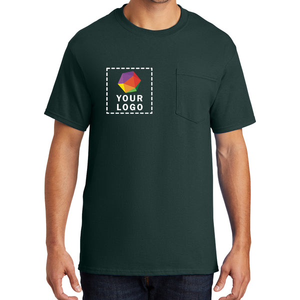 Port & Company® Custom Printed Essential Pocket Tee - PC61P