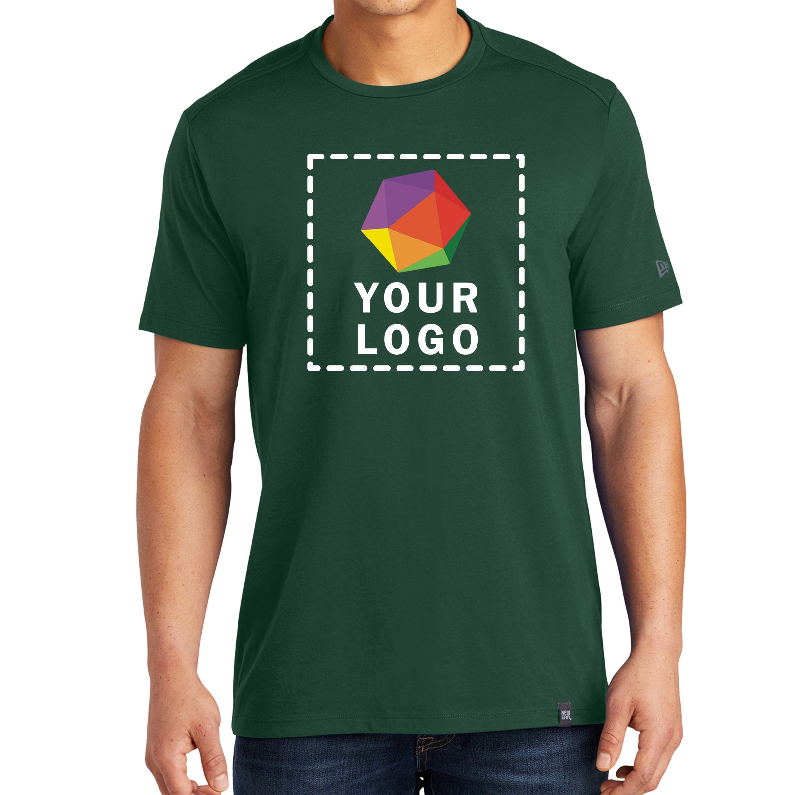 New Era® Heritage Blend Crew Tee - NEA100
