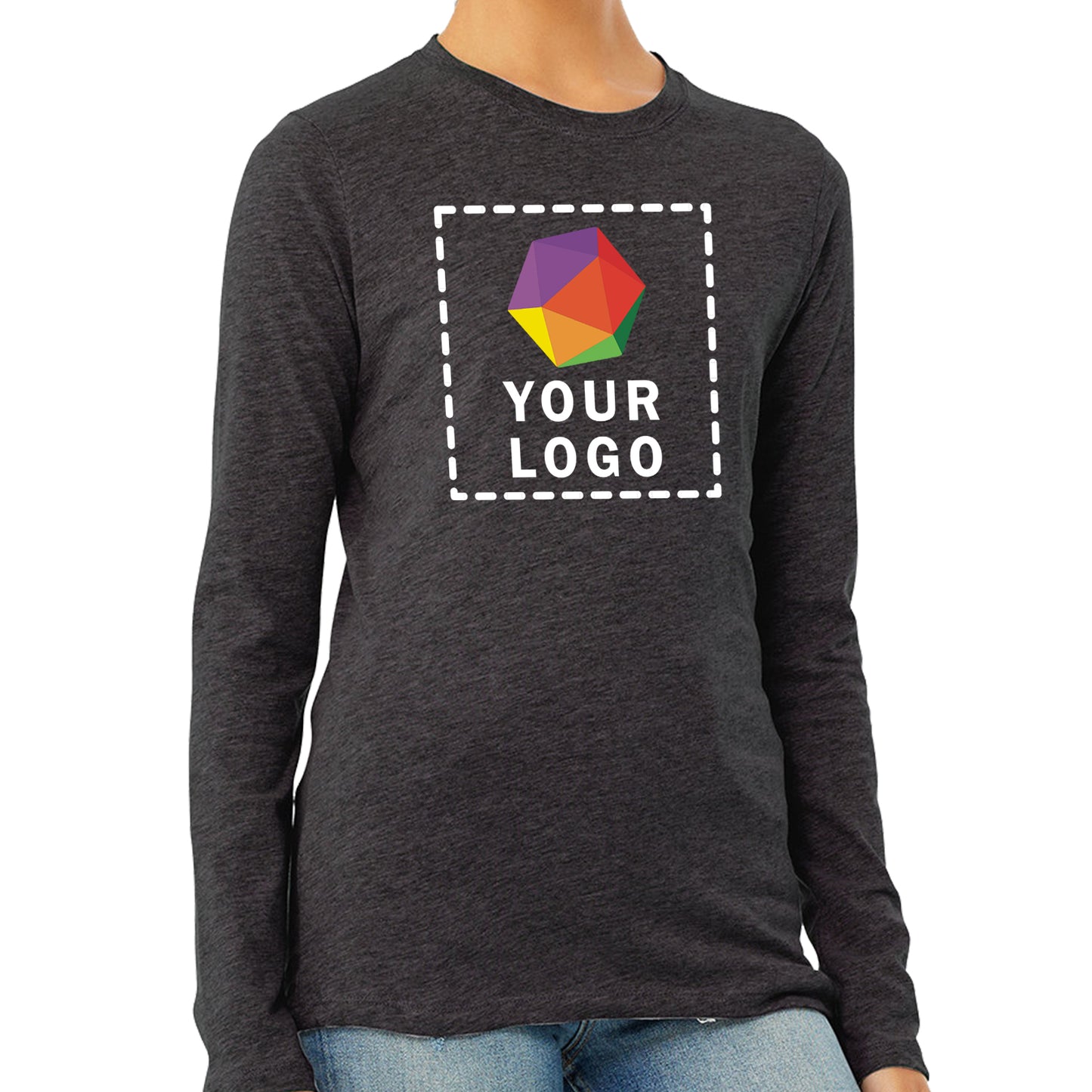 Bella + Canvas Custom Printed Ladies Jersey Long-Sleeve T-Shirt - B6500