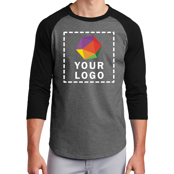 Sport-Tek® Custom Printed Colorblock Raglan Jersey - T200