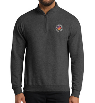Port & Co™ Custom Embroidered Core Fleece 1/4-Zip Pullover Sweatshirt  -  PC78Q