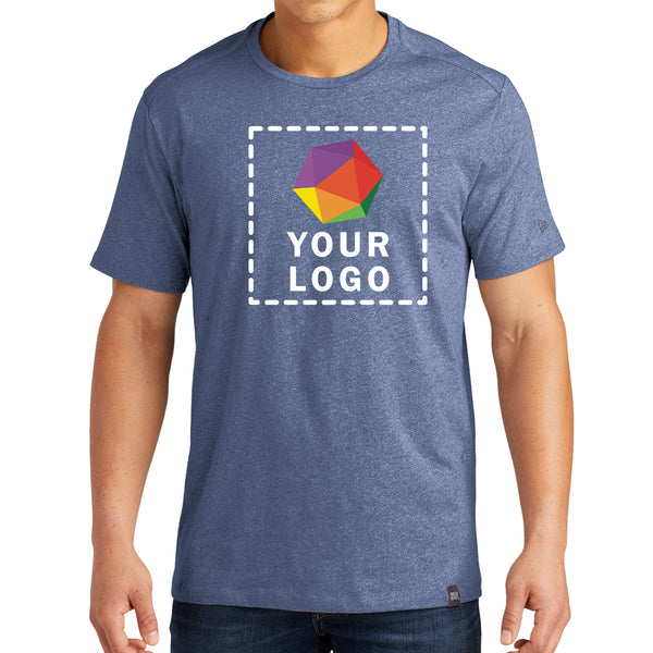 New Era® Custom Printed Heritage Blend Crew Tee - NEA100