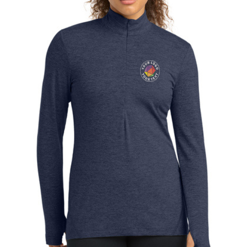 Sport-Tek® Custom Embroidered Women's Exchange 1.5 Long Sleeve 1/2-Zip  -  LST711