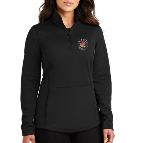 Port Authority® Custom Embrodiered Women's Smooth Fleece 1/4-Zip  -  L804