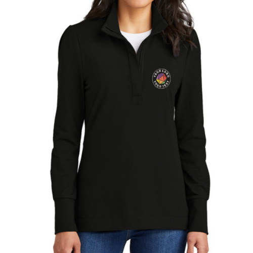 Port Authority® Custom Embroidered Women's Fairway Stretch 1/4-Zip  -  LK829