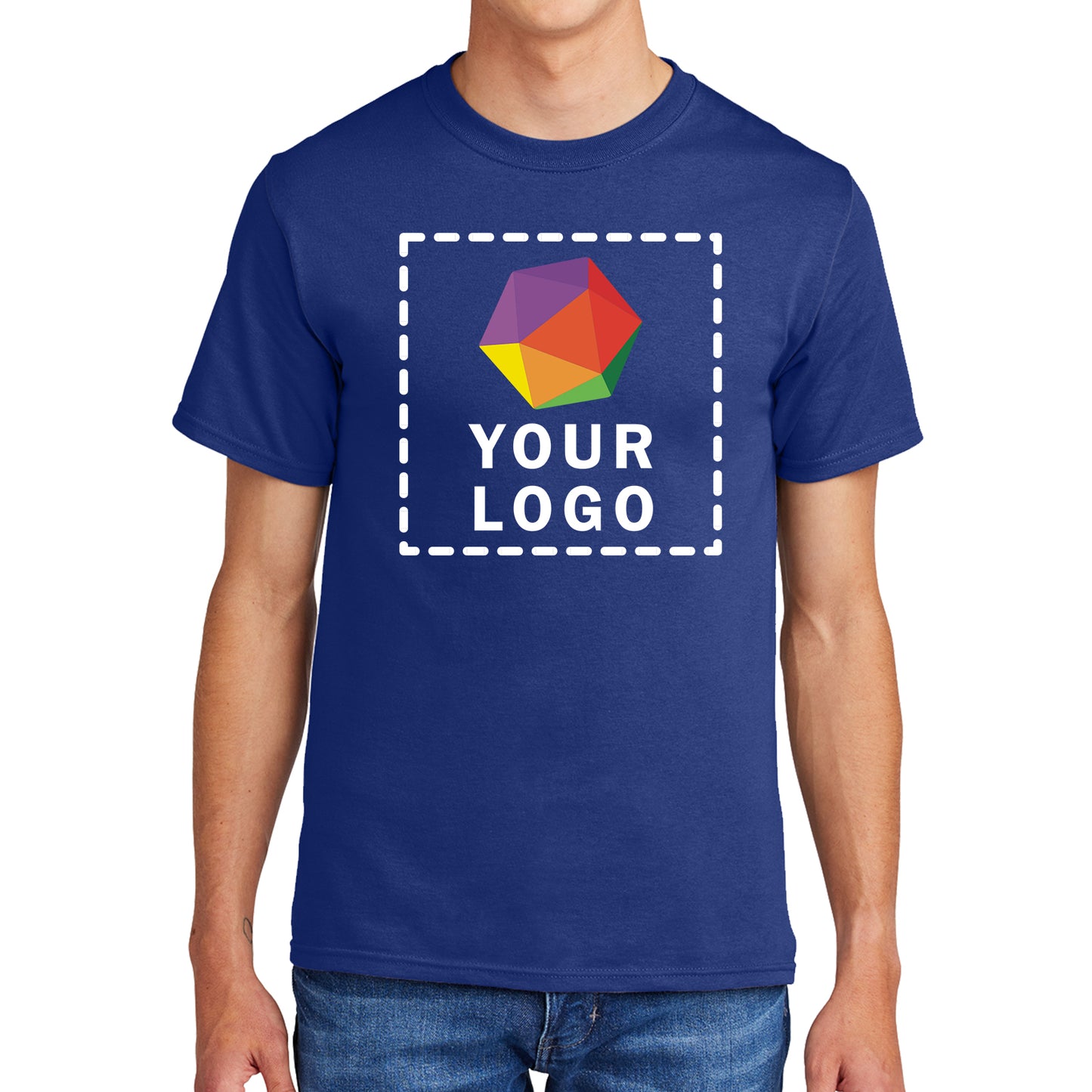 Port & Company® Custom Printed Essential Custom Printed Tee - PC61